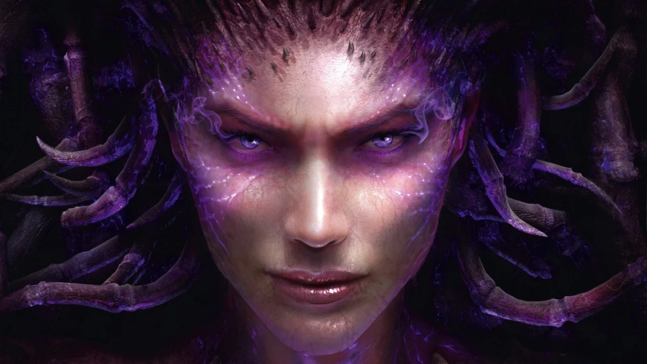 взгляд, starcraft, лицо, sarah kerrigan