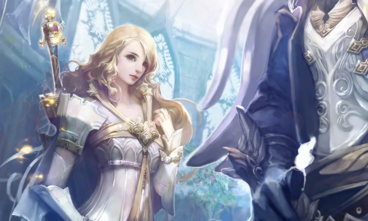 magic, эльф, game wallpapers, elf, aion the tower of eternity, girl, элийцы, fire