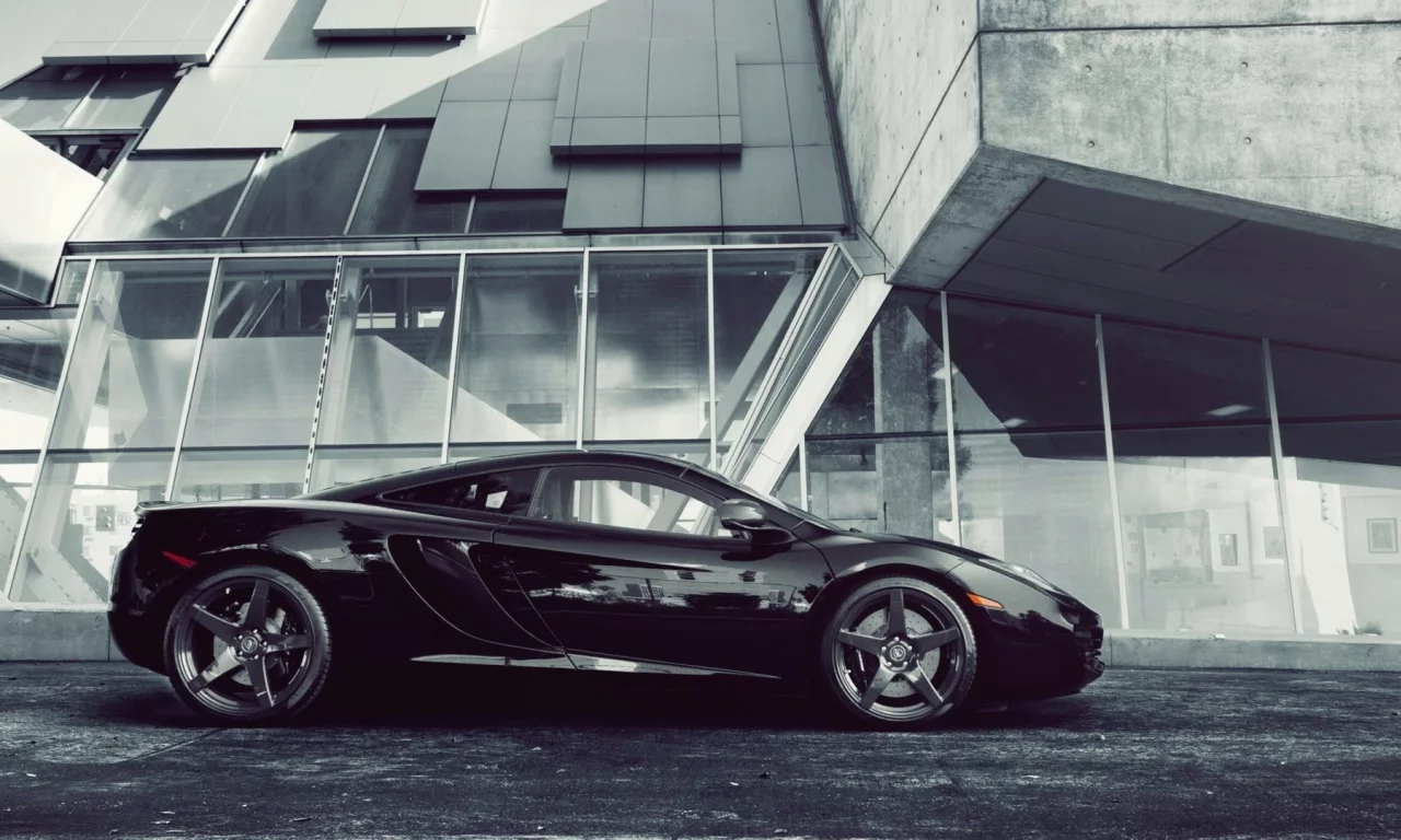 mclaren mp4 12c, здание, 1013mm, макларен, autowalls