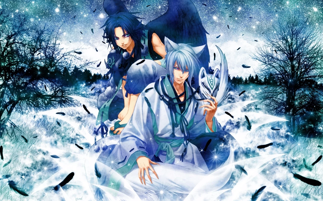 алые осколки, игра, снег, hisui no shizuku hiiro no kakera 2, зима, ps2