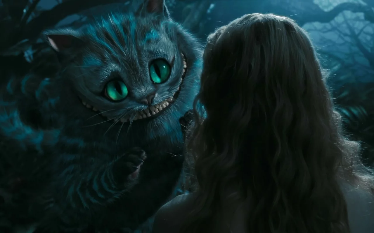 чеширский кот, шляпа, кот, алиса в стране чудес, чешир