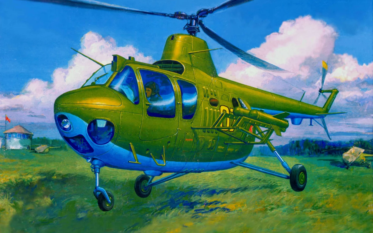 арт, ми-1му, легкий, ударный, многоцелевой, вертолет