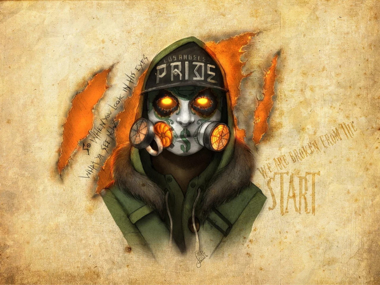artwork, notes from the underground, hollywood undead, j-dog
