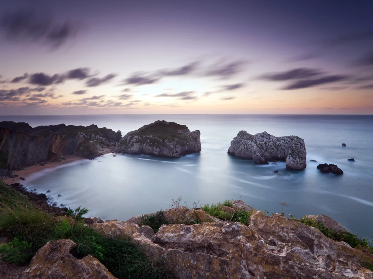 берег, морской пейзаж, скалы, море