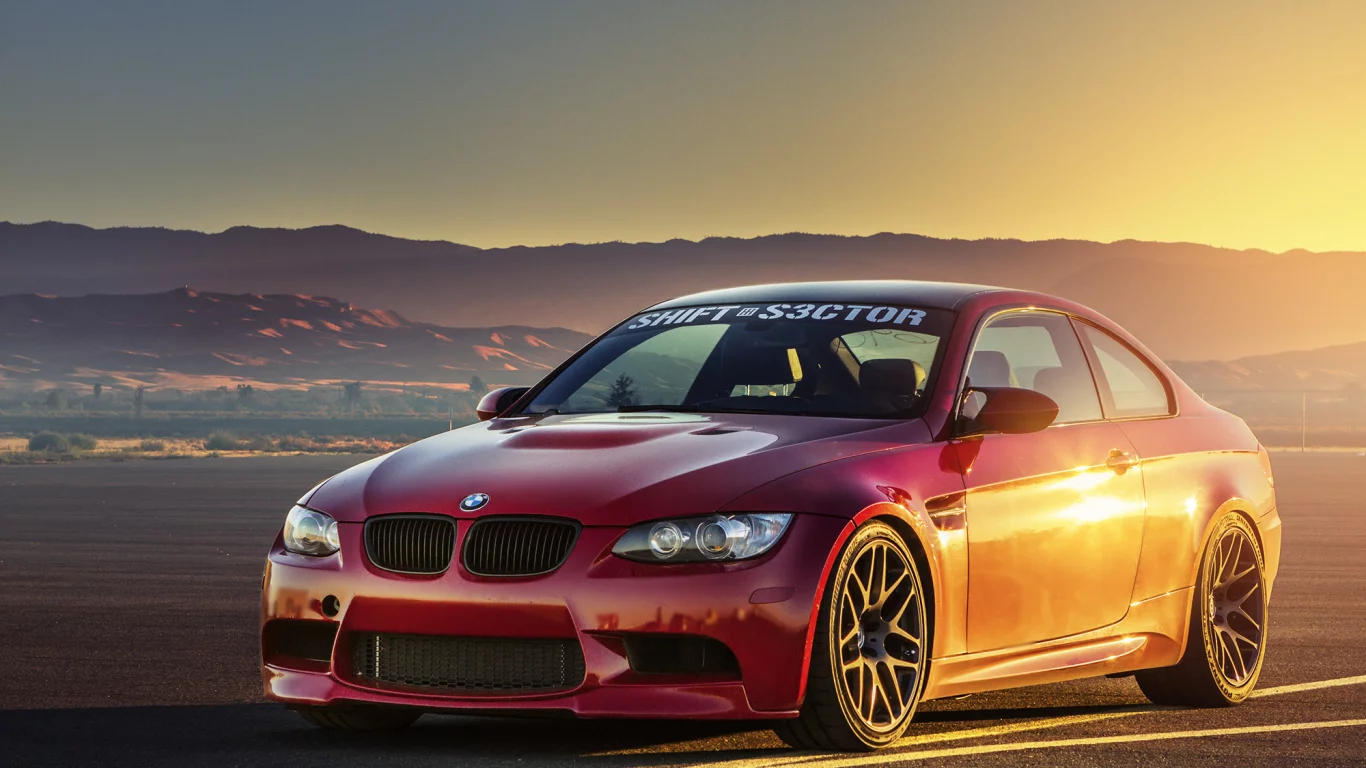 взлетно-посадочная полоса, e92, bmw, m3, front, красная, red, бмв