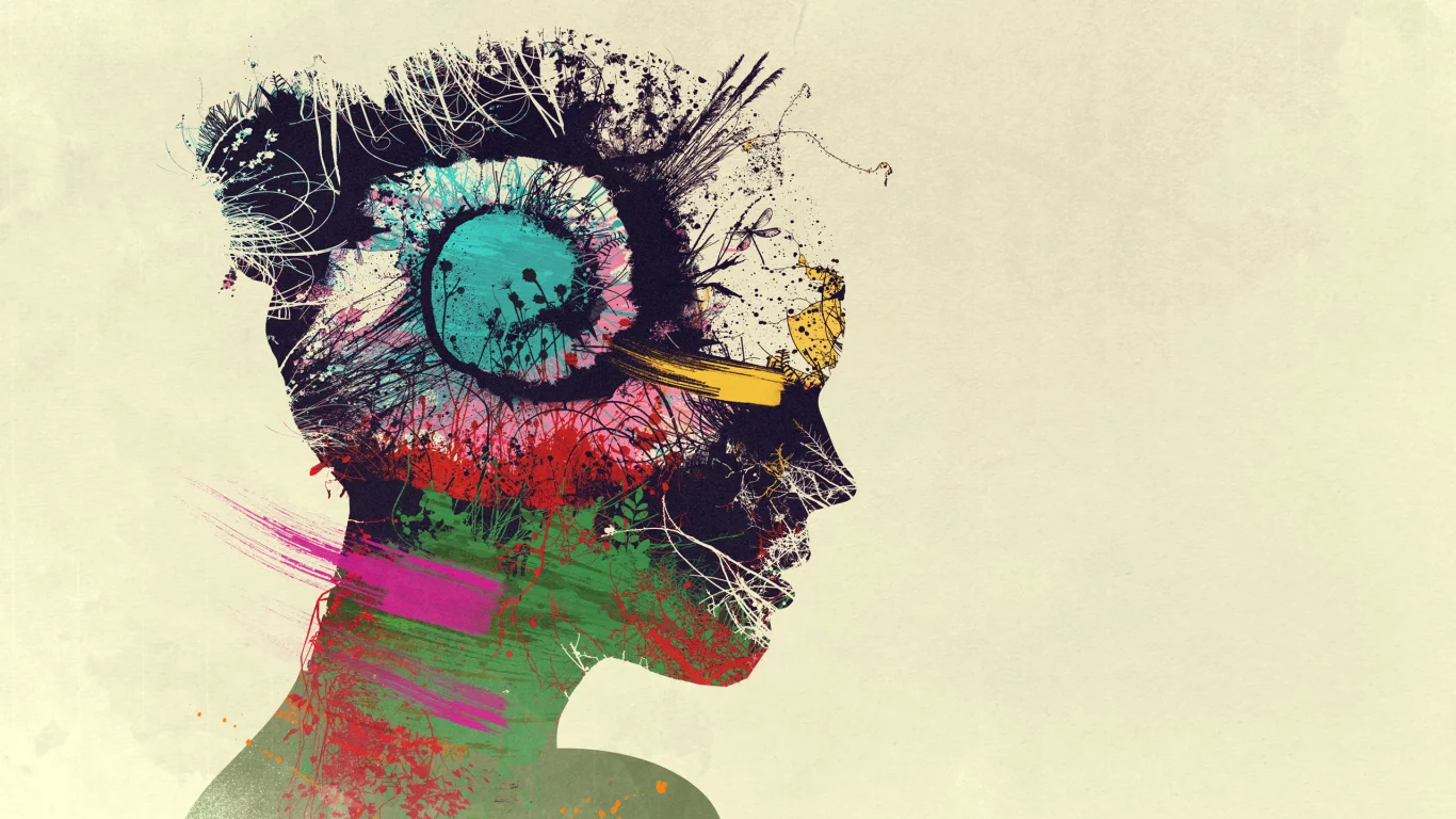 мысли, psychedelic, девушка, разум, girl