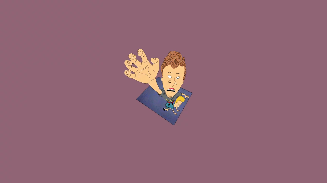 квадрат, бивис и баттхед, тянет руку, beavis and butt-head