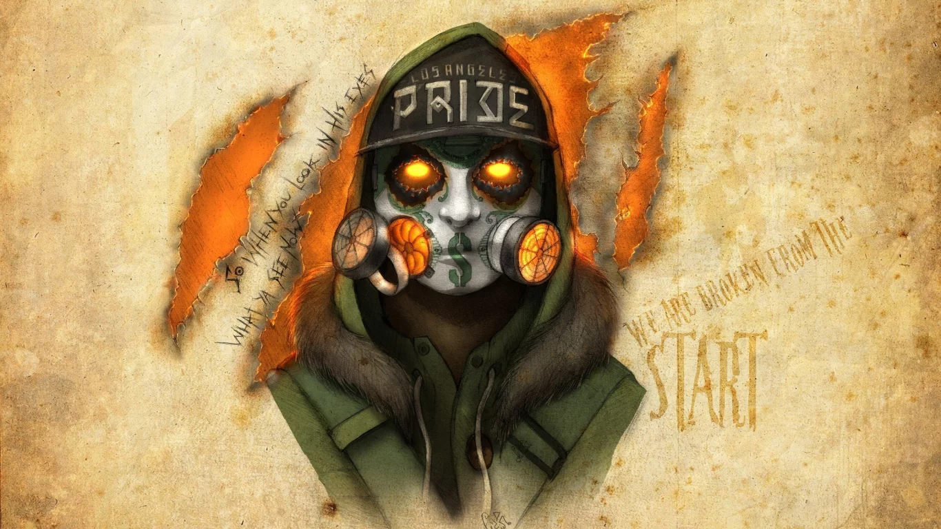 artwork, notes from the underground, hollywood undead, j-dog