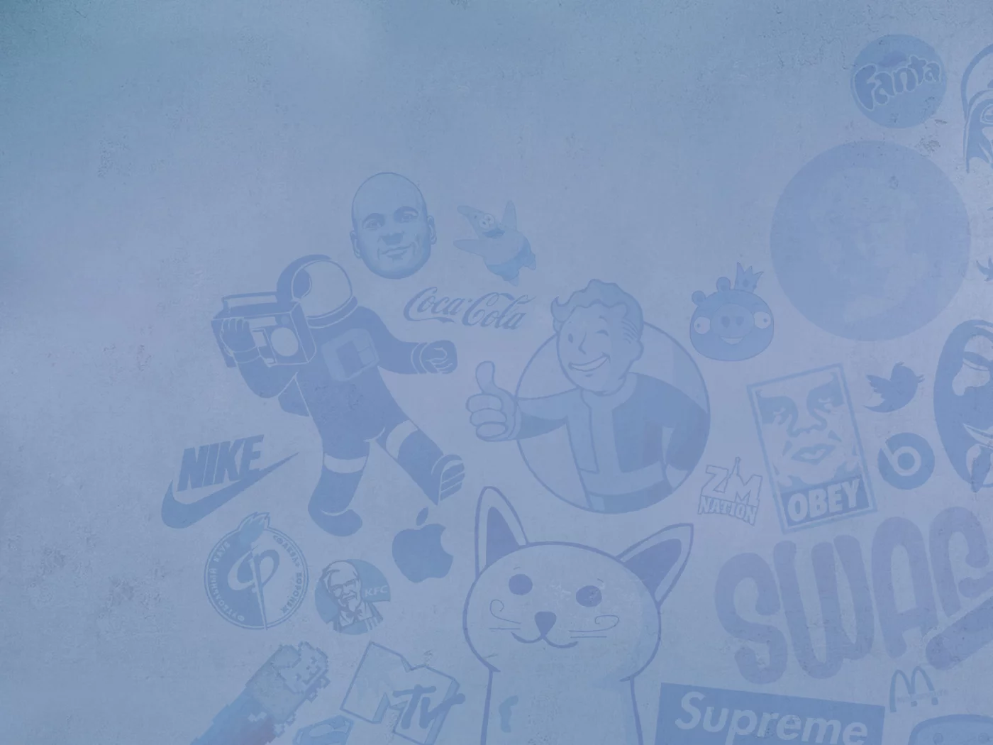 fallout, nike, supreme, superman, brand, obey, mcdonalds