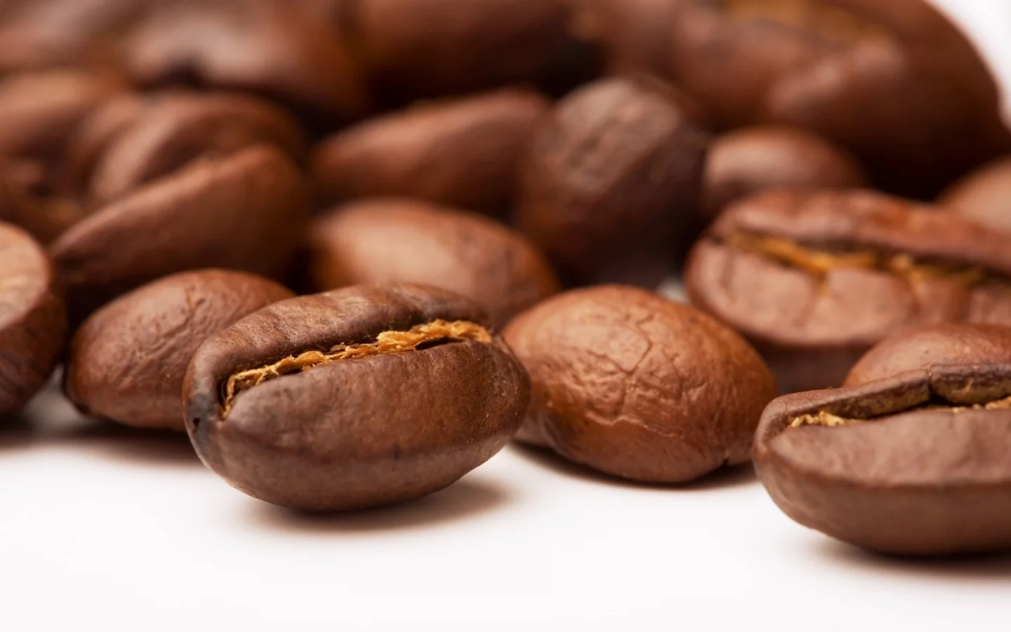 макро, coffee, зёрна, кофе, beans