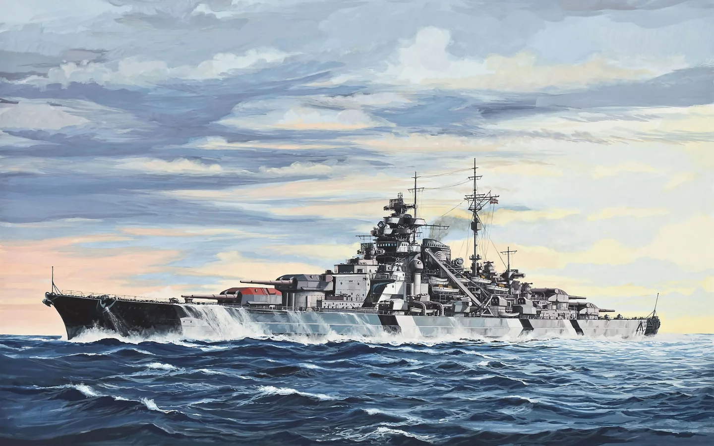 военный, флот, арт, корабль, германский, линкор