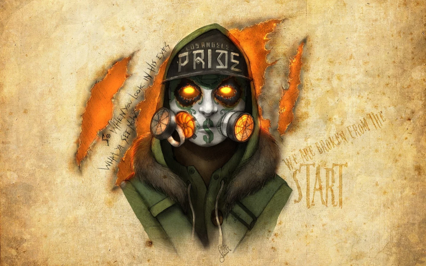 artwork, notes from the underground, hollywood undead, j-dog