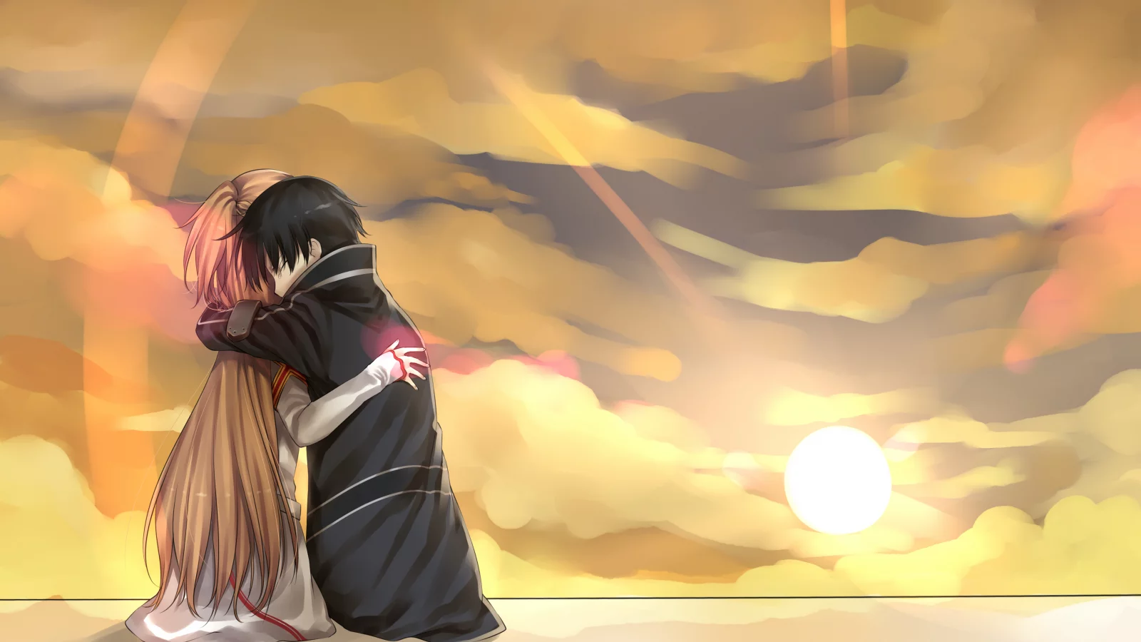 аниме, девушка, yuuki asuna, nashoki, sword art online, kirito