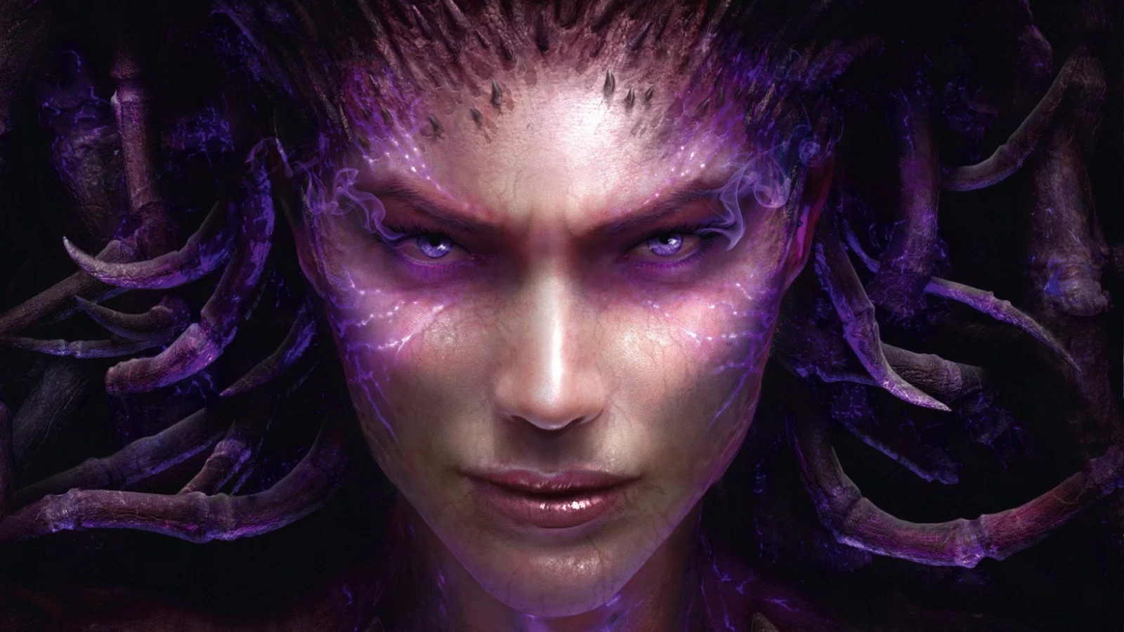 взгляд, starcraft, лицо, sarah kerrigan