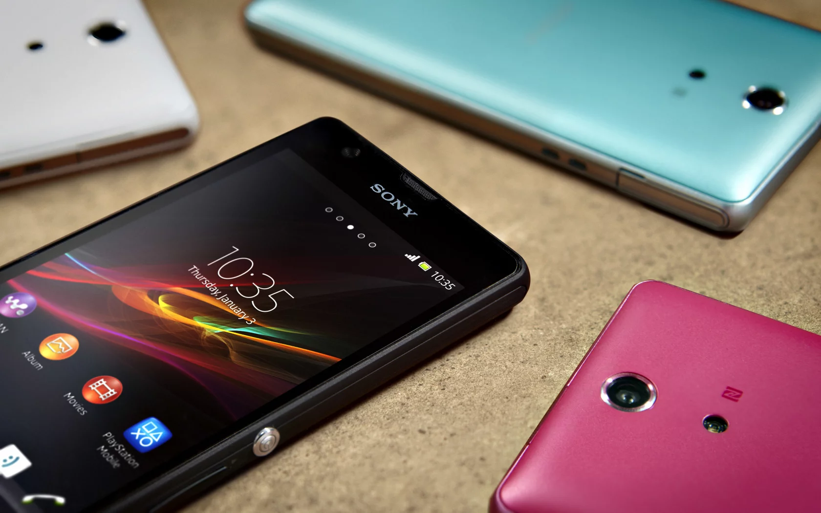 mobile, zr, sony, xperia, colour