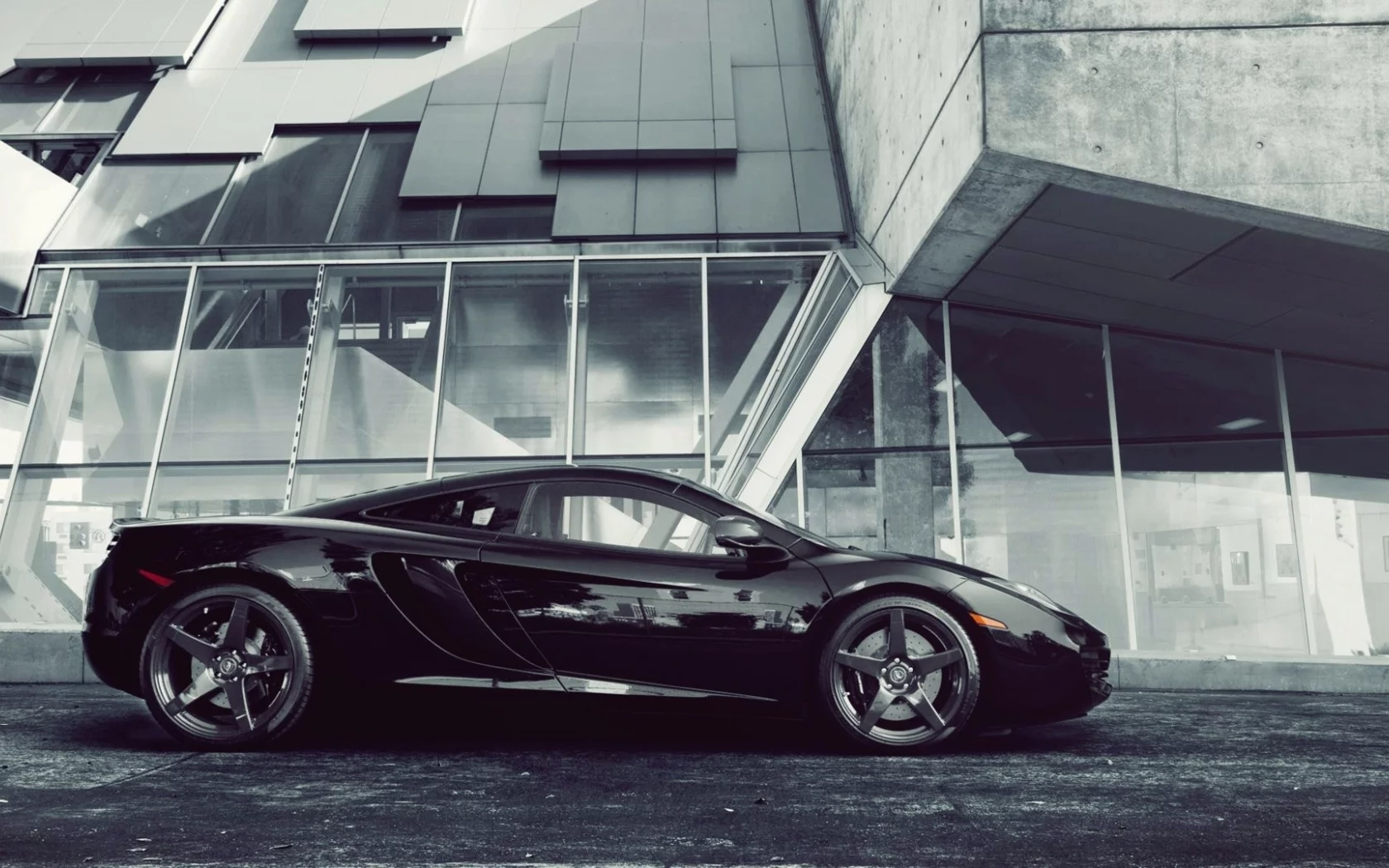 mclaren mp4 12c, здание, 1013mm, макларен, autowalls