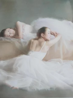 балерины, картина, акварель, азиатки, арт, liu yi, девушки