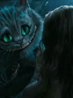 чеширский кот, шляпа, кот, алиса в стране чудес, чешир