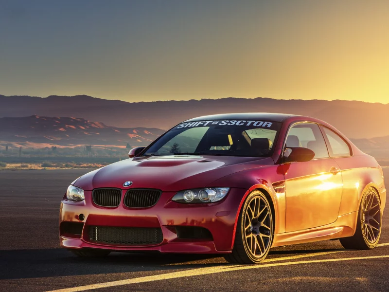 взлетно-посадочная полоса, e92, bmw, m3, front, красная, red, бмв