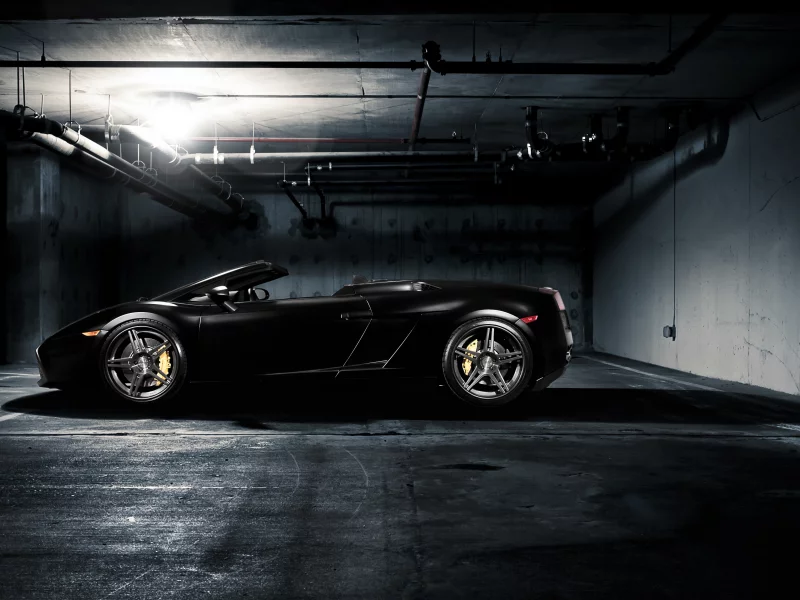 lamborghini, gallardo, black, чёрный, ламборджини, галлардо