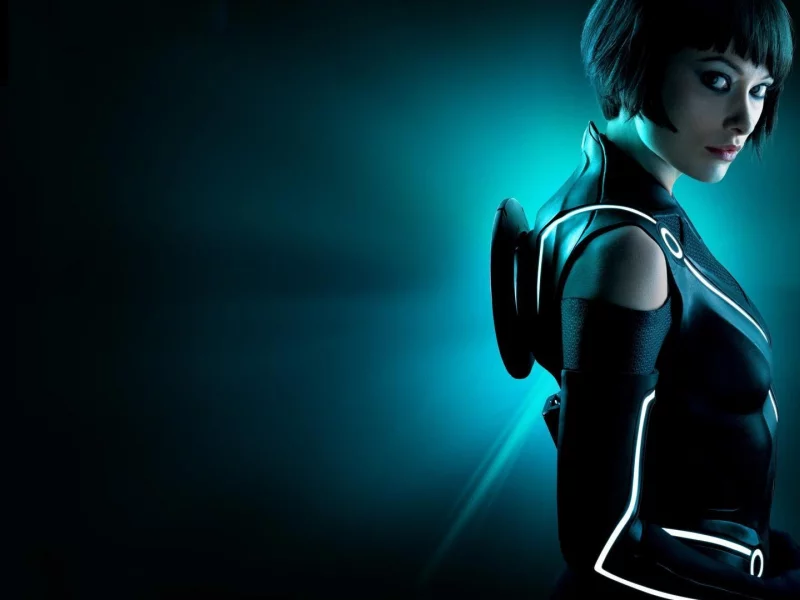 девушка, tron, olivia wilde, оливия
