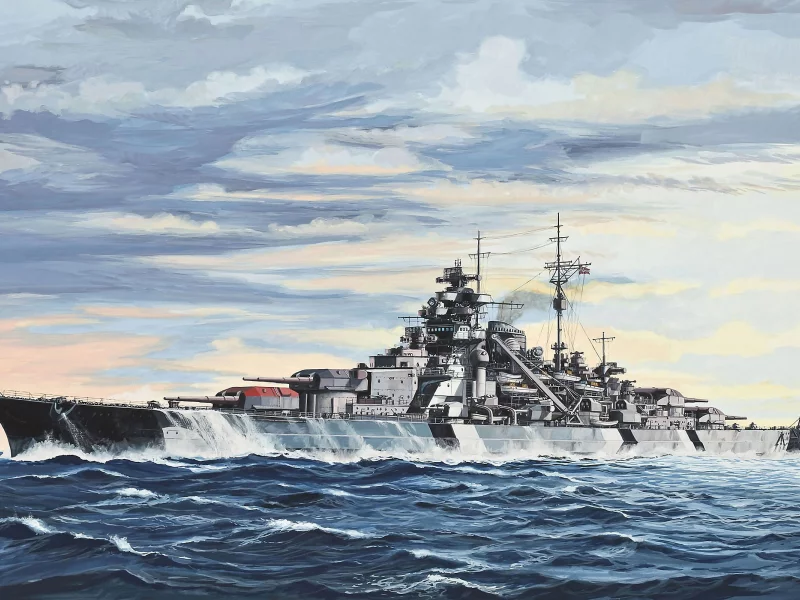 военный, флот, арт, корабль, германский, линкор