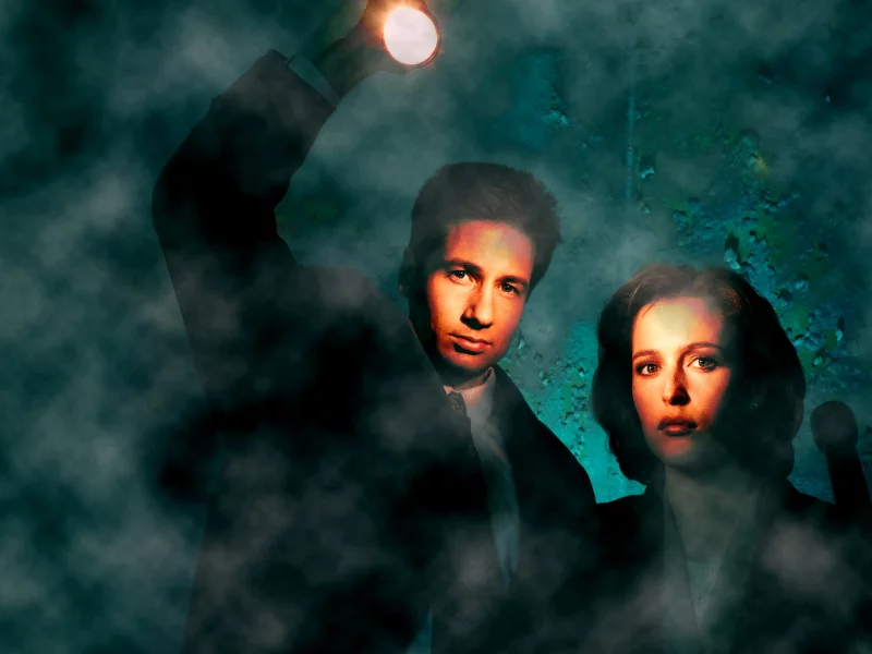 the x files, gillian anderson, david duchovny, секретные материалы