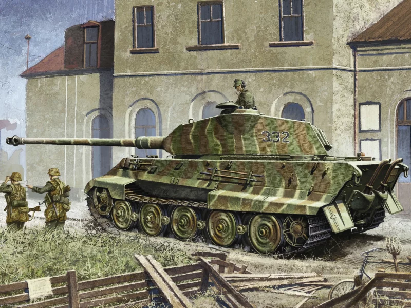 немецкий, королевский тигр, тяжелый, tiger 2, тигр 2, танк