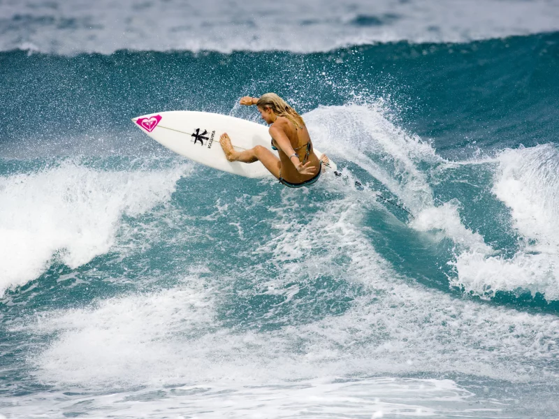 спорт, серфинг, доска, surfing, девушка, океан