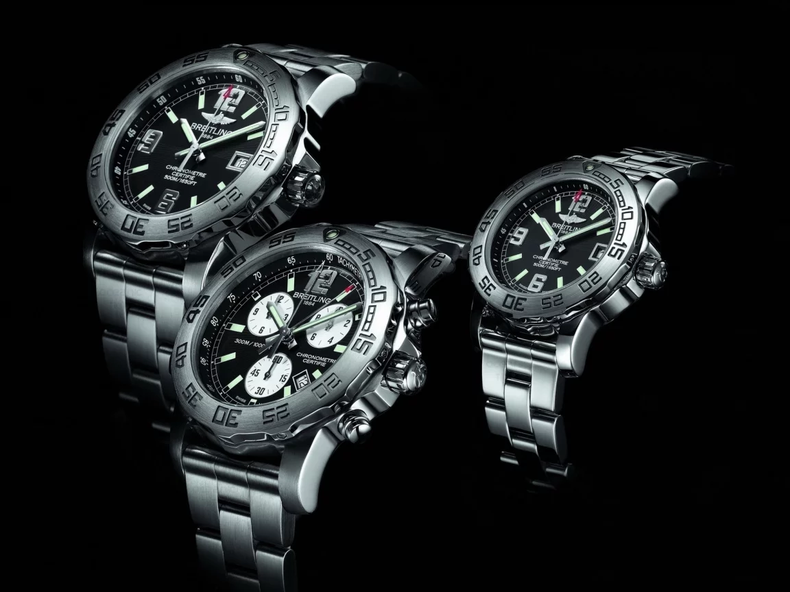 часы, trio, breitling, швейцарские часы