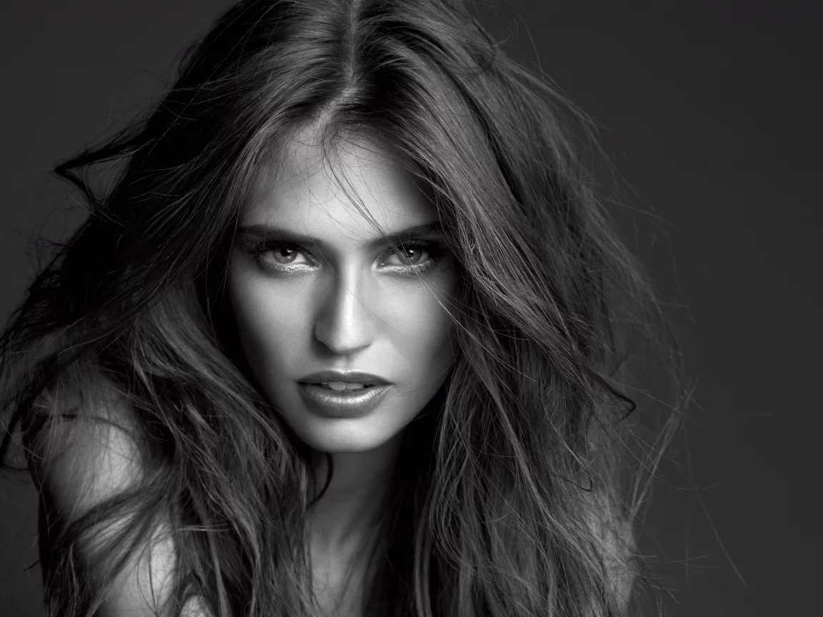 фотомодель, черно-белая, bianca balti, девушка