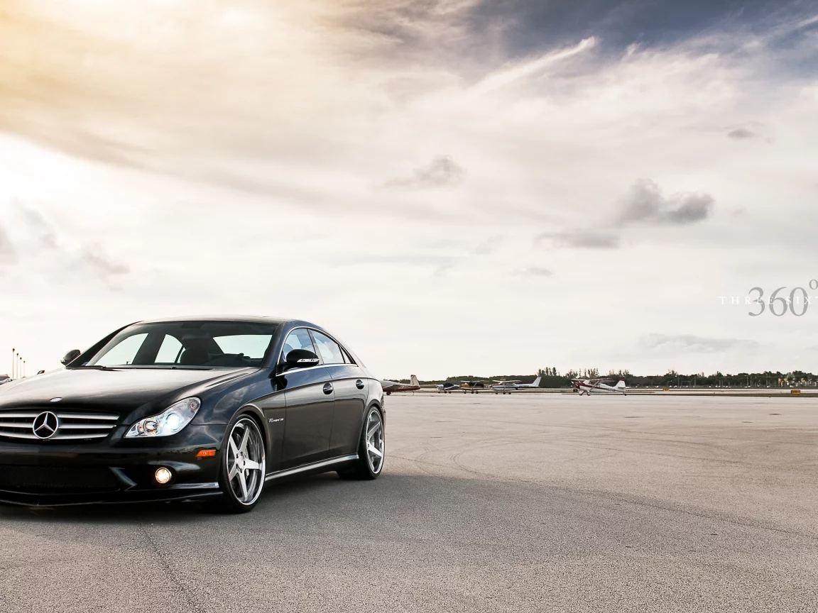 v8, передняя часть, mercedes-benz, 360 three sixty forged, мерседес, самолёты, black, c219, cls-klasse, чёрный, amg