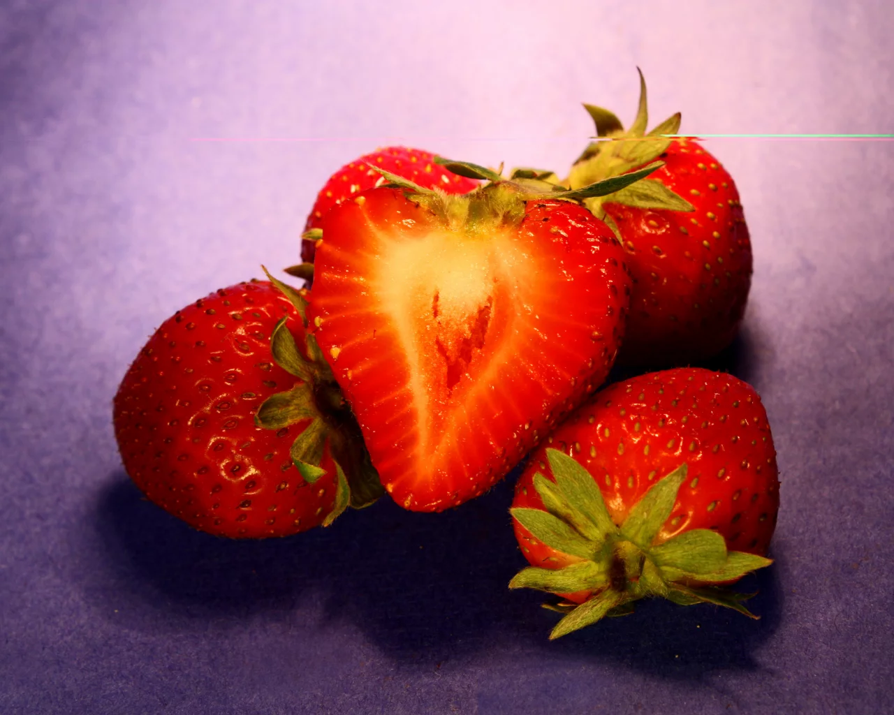 макро, ягоды, клубника, macro, фиолетовые, strawberry, ягода, еда