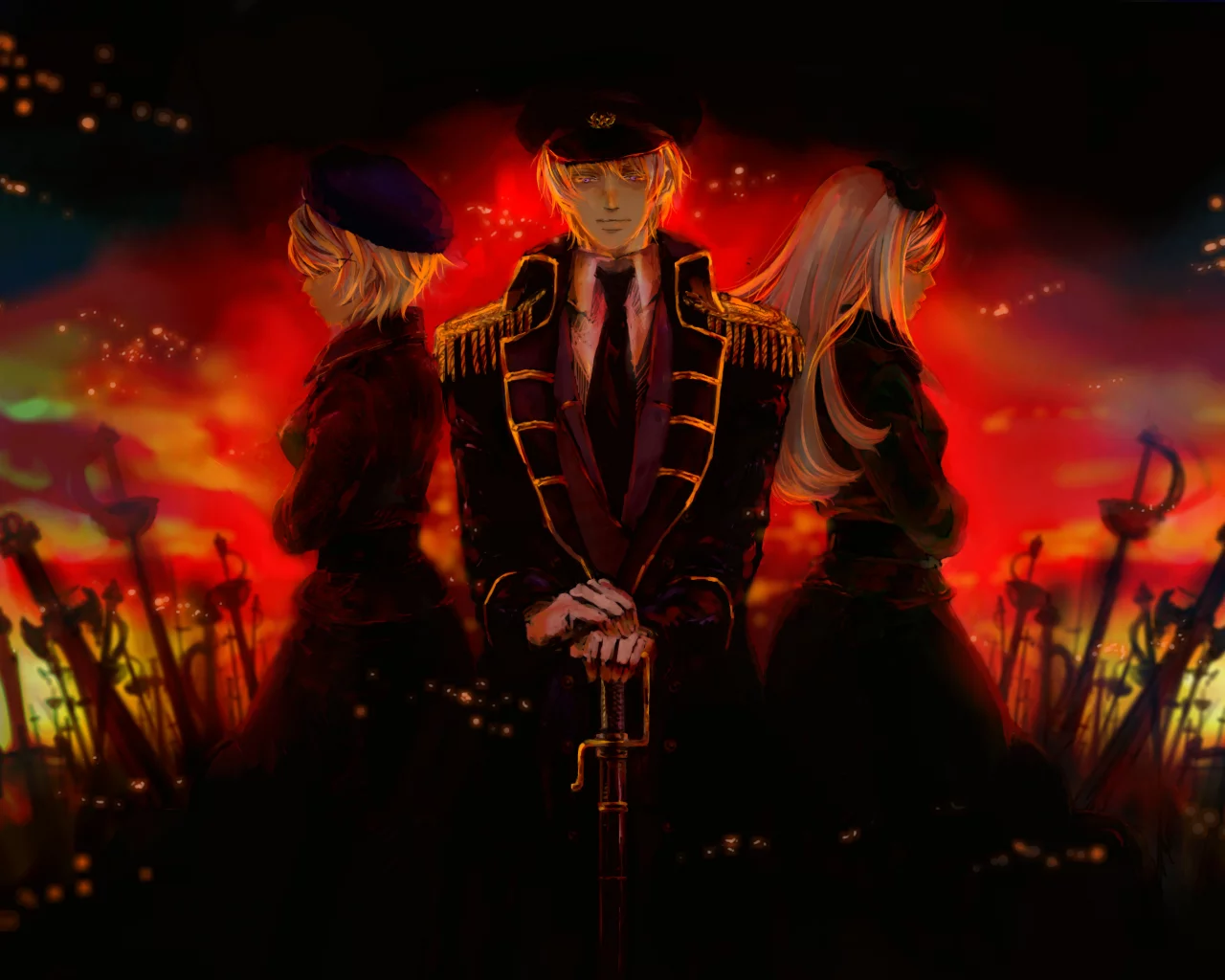 сабля, hetalia, хеталия, тьма, кровь