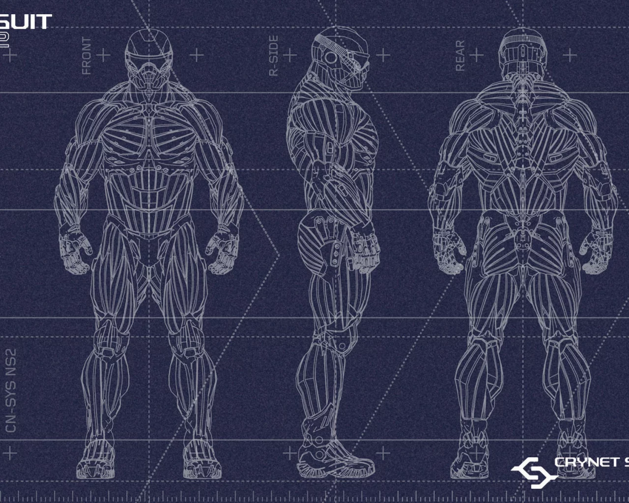 nanosuit, нанокостюм, чертёж, crysis 2