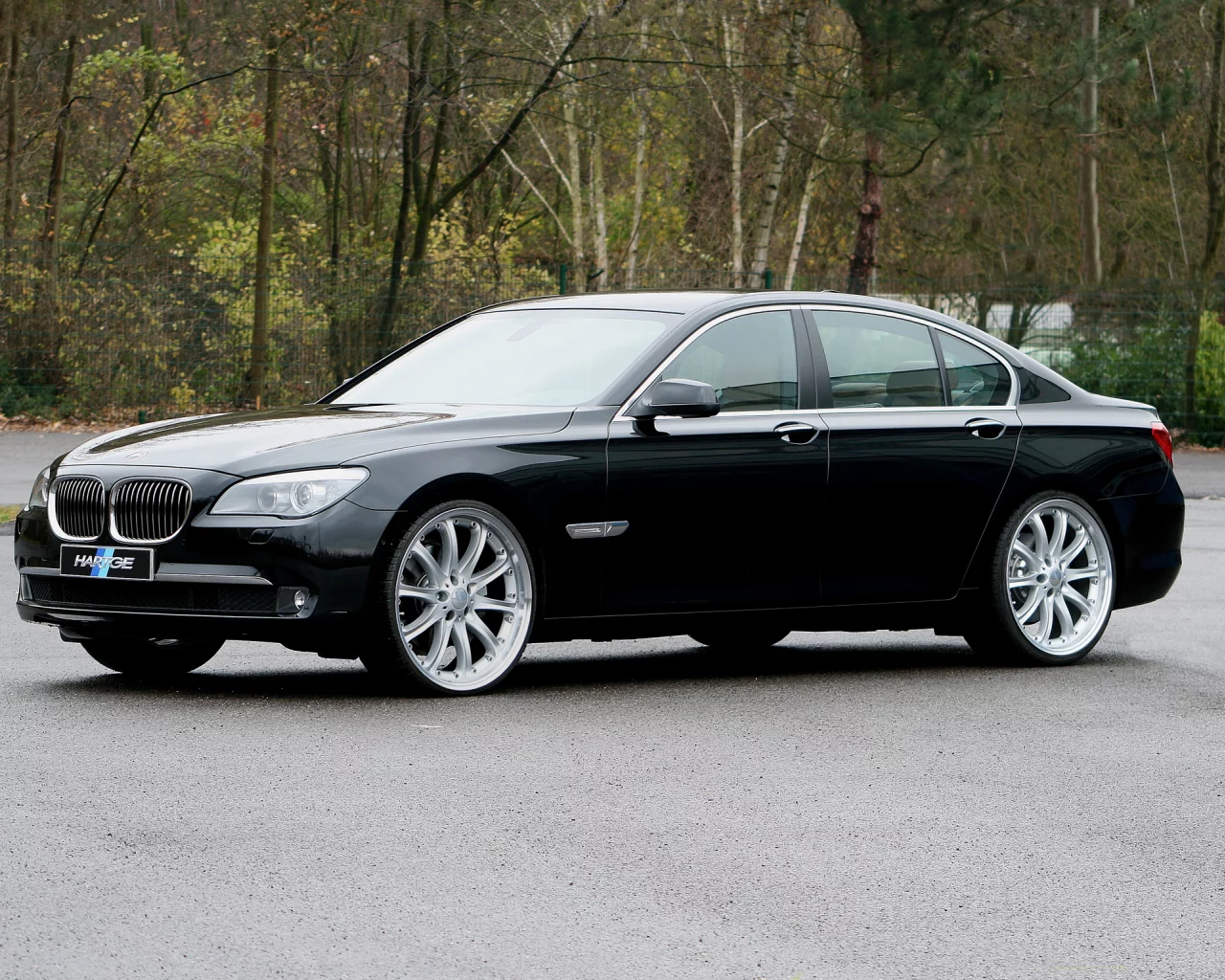 лес, черная, беха, hartge, 7 series, bmw, бешка )), диски