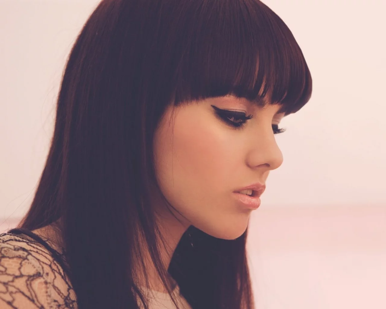 ewa farna, лицо, волосы, девушка, make up, брюнетка, beautiful girl, ресницы