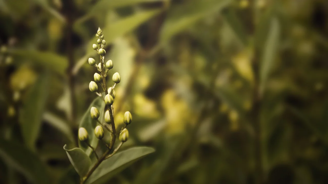 лавр, цветы, лавровый, flowers, бутоны, кустарник, макро