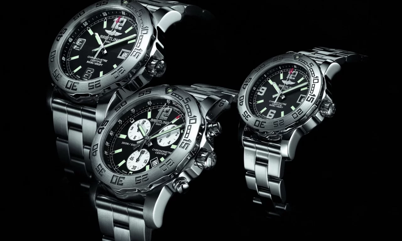 часы, trio, breitling, швейцарские часы