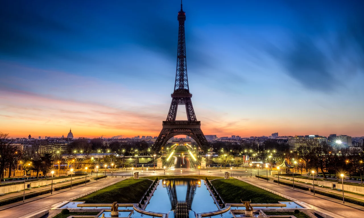 франция, вечер, paris, france, эйфелева башня, париж, la tour eiffel