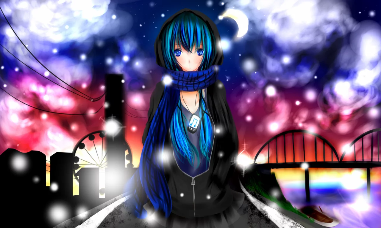 eyes, blue, mikuo, hatsune, vocaloid