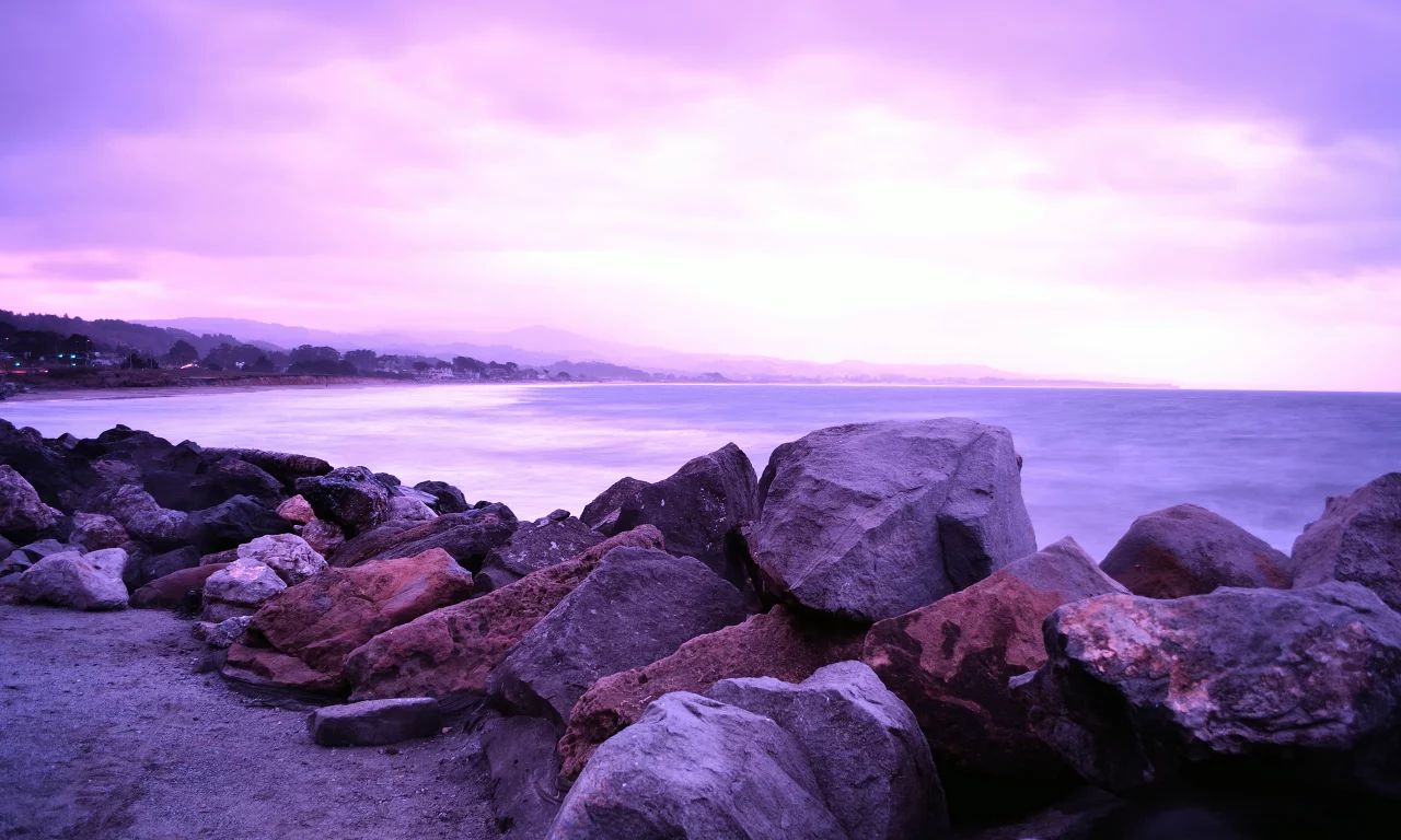 bay, stones, берег, камни, landscape, пейзаж, бухта, облака, океан, clouds, shore, water, 2560x1600, rocks, nature, вода, ocean, скалы, sky, небо, природа
