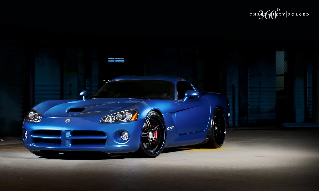 blue, viper, вайпер, додж, передняя часть, srt 10, dodge, 360 three sixty forged, синий