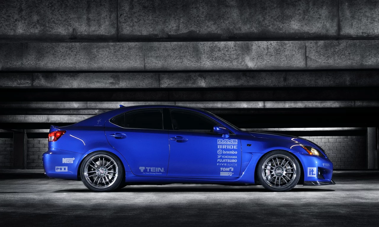 тюнинг, парковка, lexus, лексус, is-f, синий