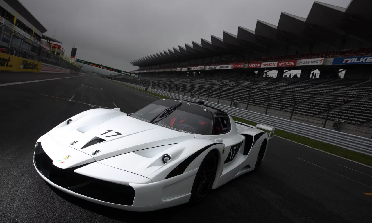 трибуны, дорога, спорткар, fxx, трек, ferrari