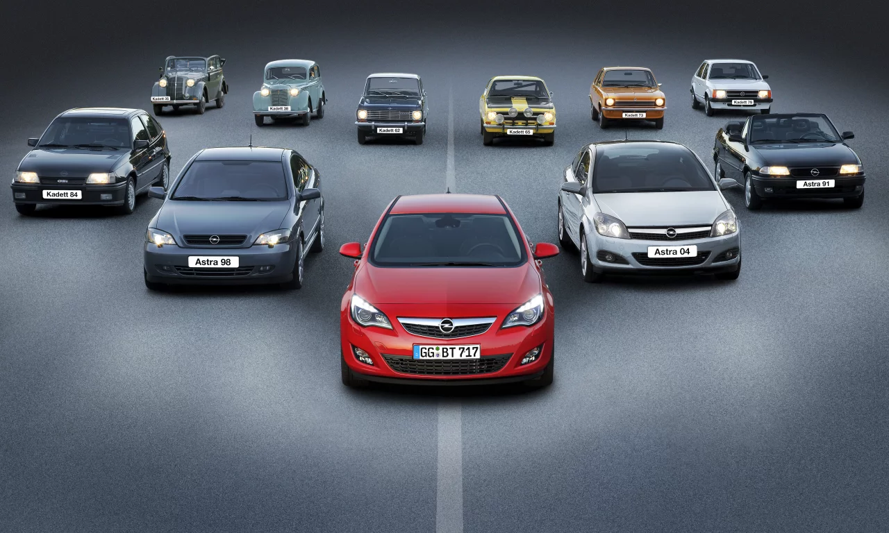 машины, фон, история, astra, kadett, модельный рад, линейка, opel