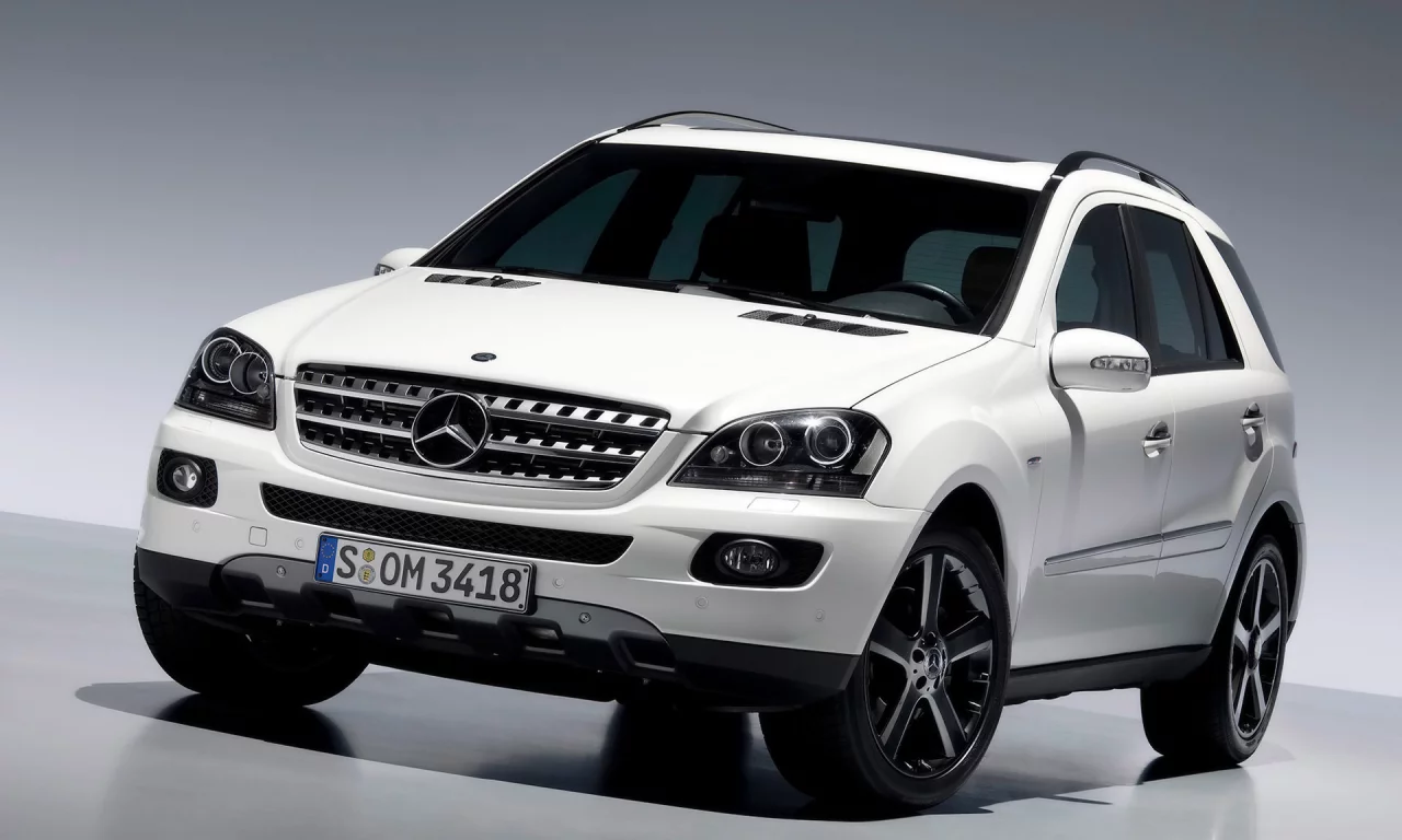 ml350, mercedes, белый