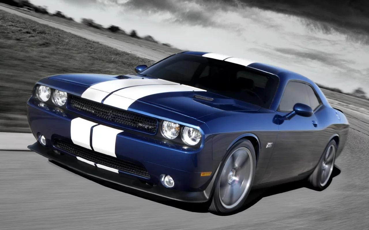 передняя часть, inaugural edition, blue, dodge, srt8, challenger, 392