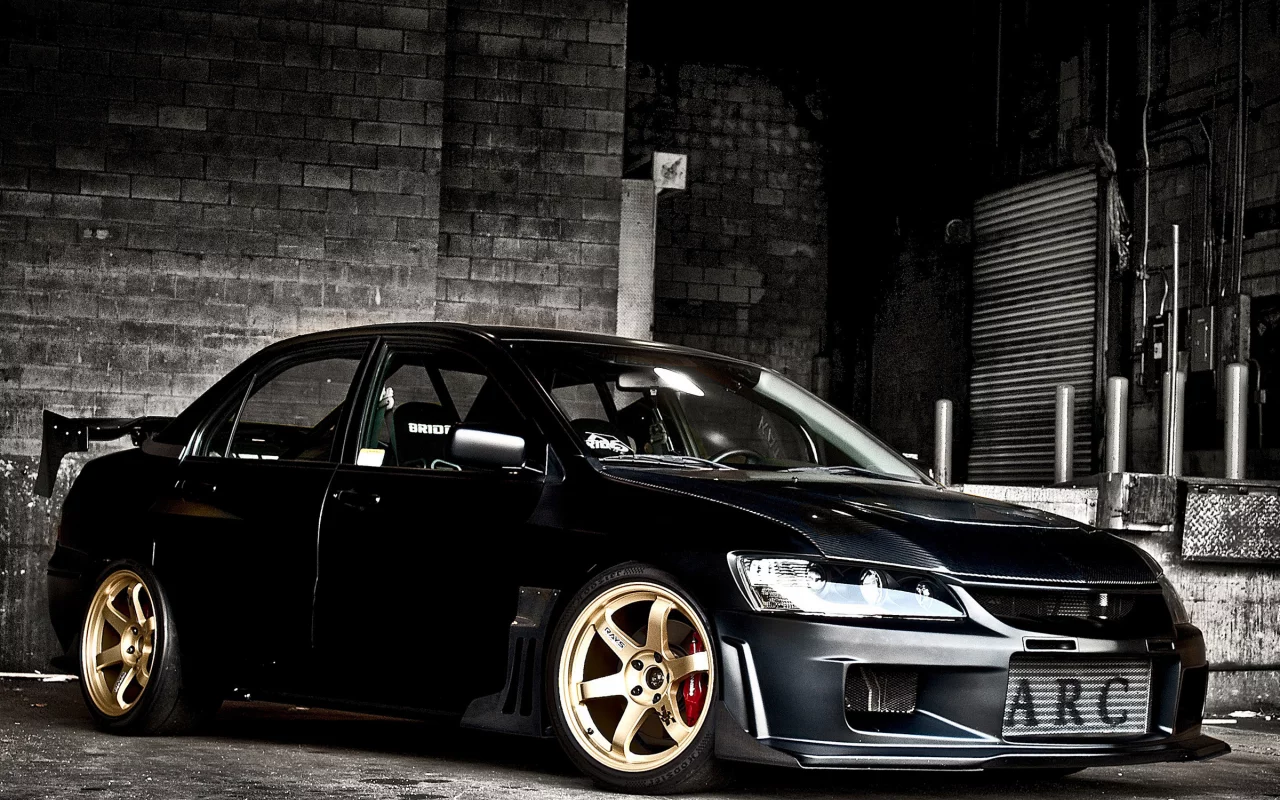 тюнинг, чёрный, lancer, evolution 9, mitsubishi, эволюшн, лансер, мицубиси, do luck