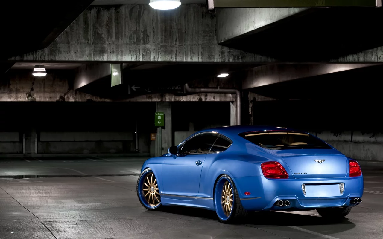 continental, wald, голубой, gt, 360 three sixty forged, тюнинг, blue, континенталь, bentley, бентли, задняя часть